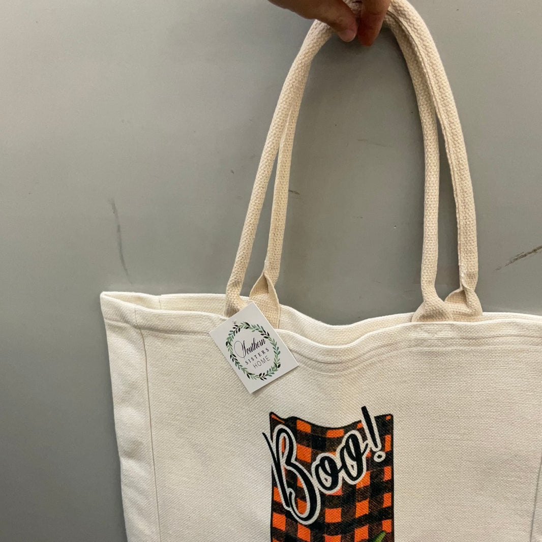 Southern Sisters Indiana Boo Halloween Tote Bag