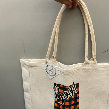 Southern Sisters Indiana Boo Halloween Tote Bag
