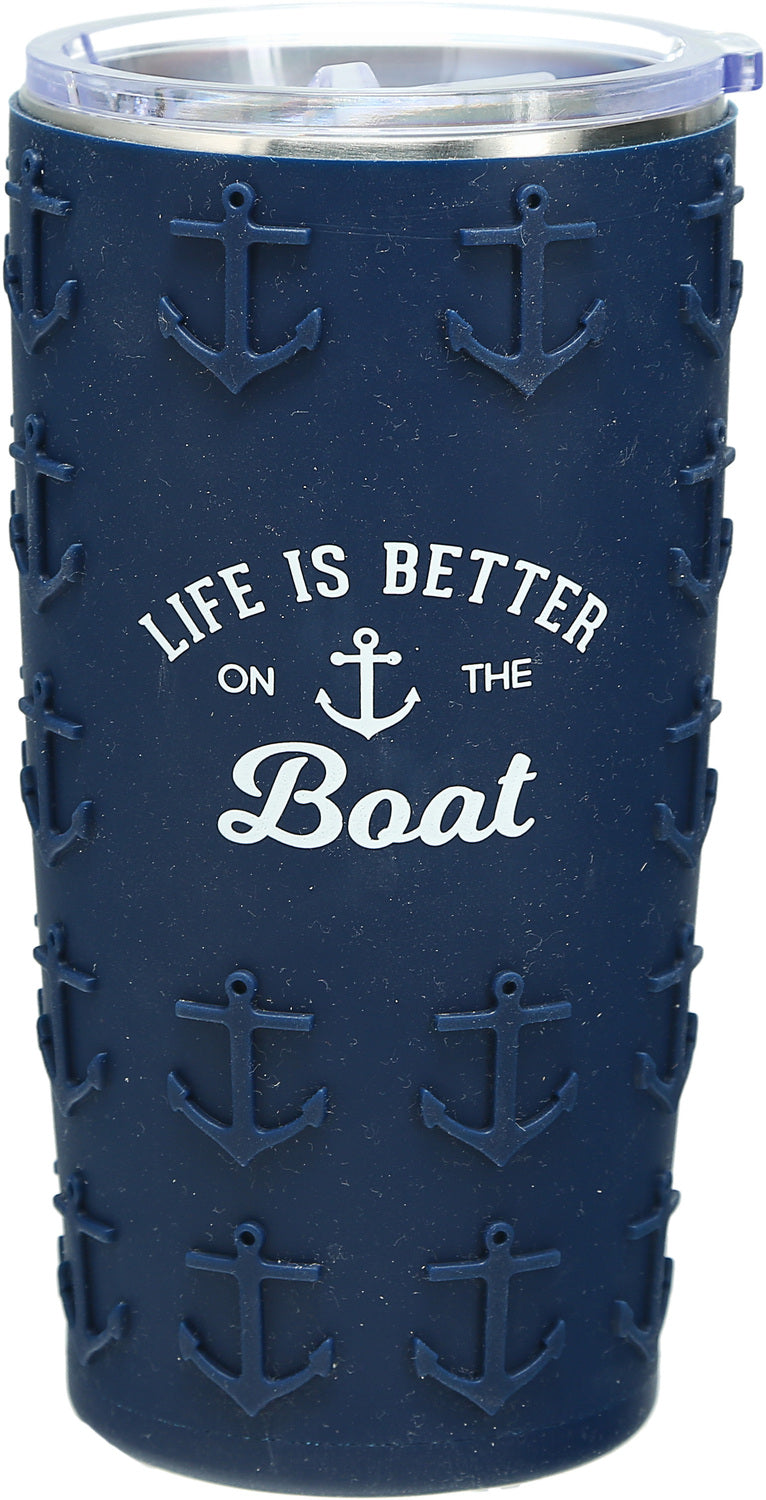 Life is Better on the Boat Travel Tumbler