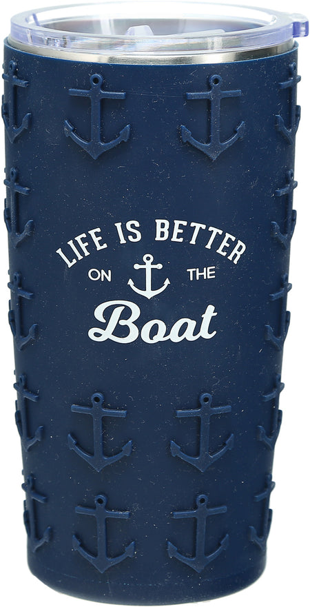 Life is Better on the Boat Travel Tumbler
