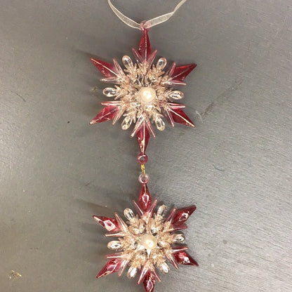 Kurt Adler Dangle Snowflake Ornament
