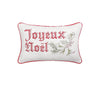 Embroidered Holiday Pillow