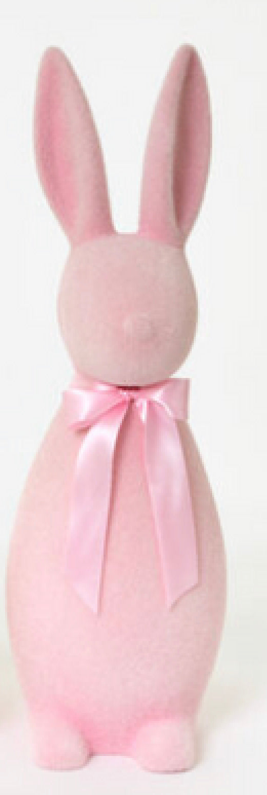 XL Flocked Pastel Button Nose Bunny -27 Inch