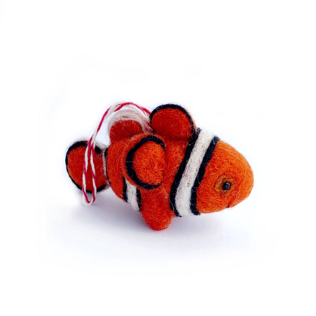 Clown Fish Felt Ornament