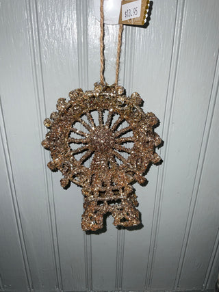 Metal Paris Wheel Ornament