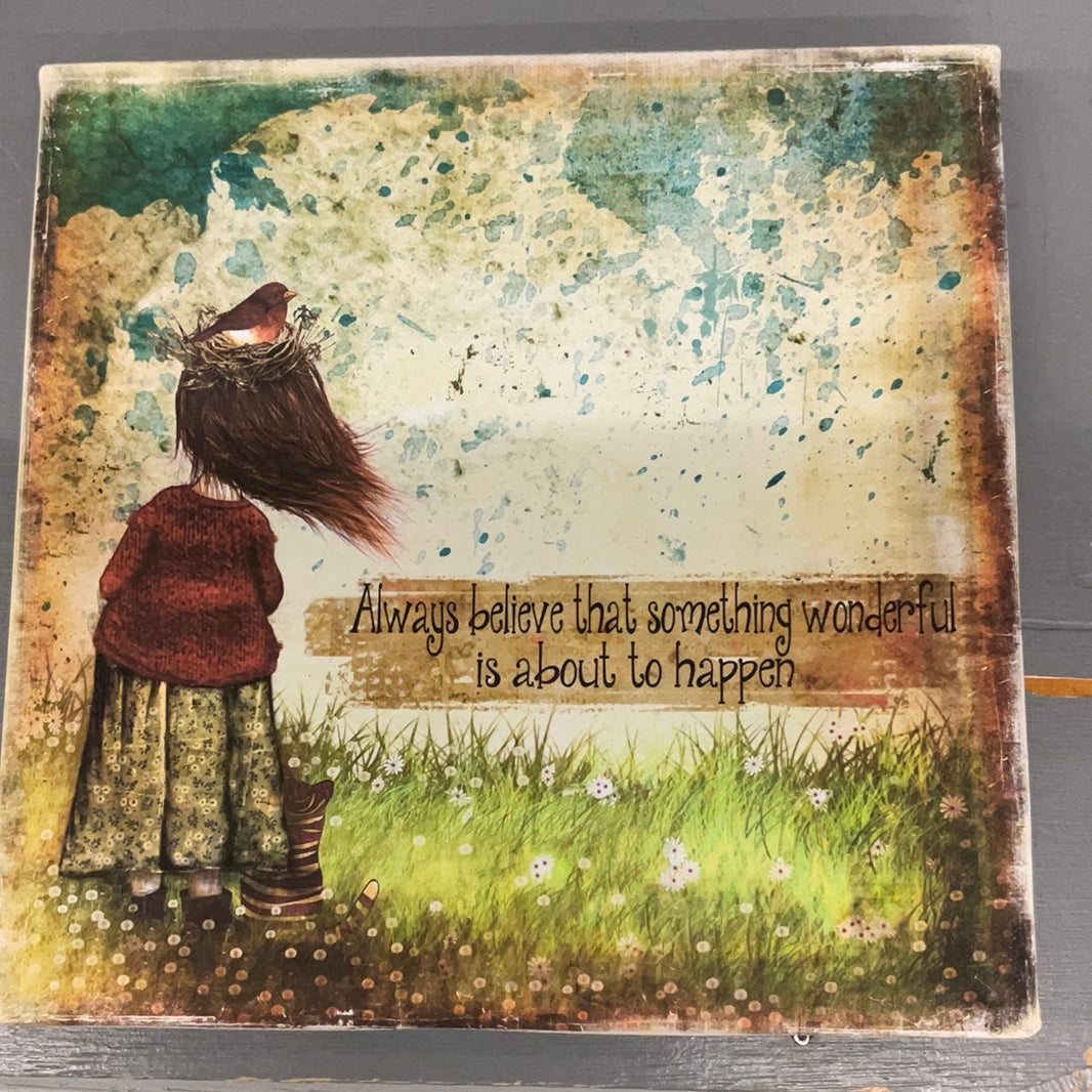 Land of Elsewhere Square Canvases