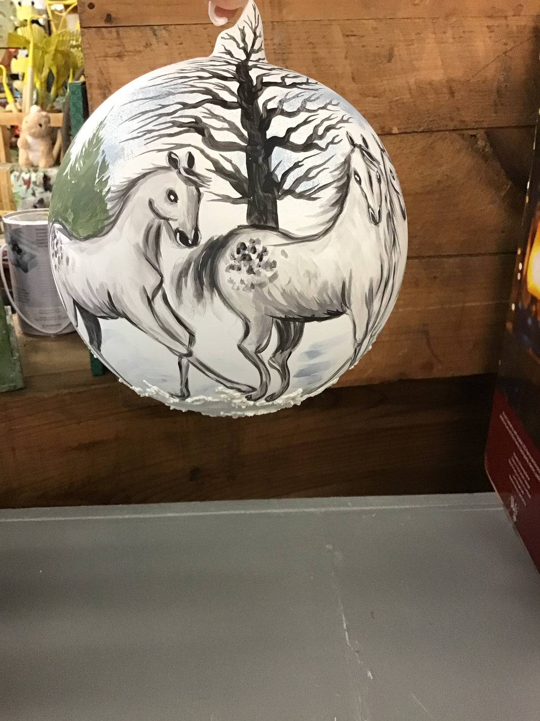 Winter Horse Ornament - 7625