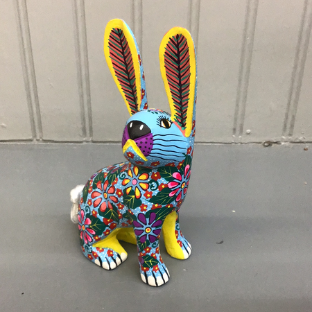 Oaxacan Wood Carvings Rabbits