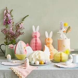 Easter Honeycomb Decorations (set of 6)