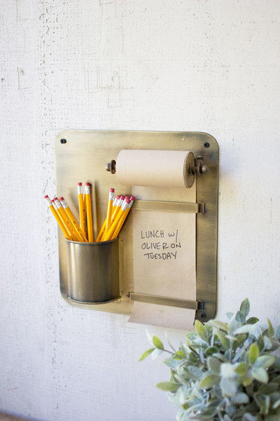 Kalalou Note Roll with Pencil Cup
