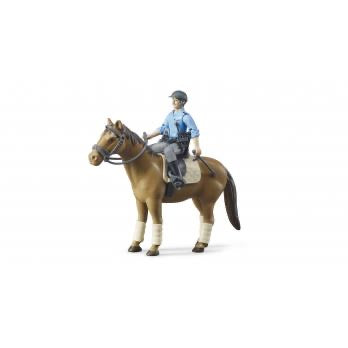 Policeman with horse
