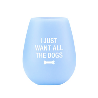 All the Dogs Silicone Wine Glass