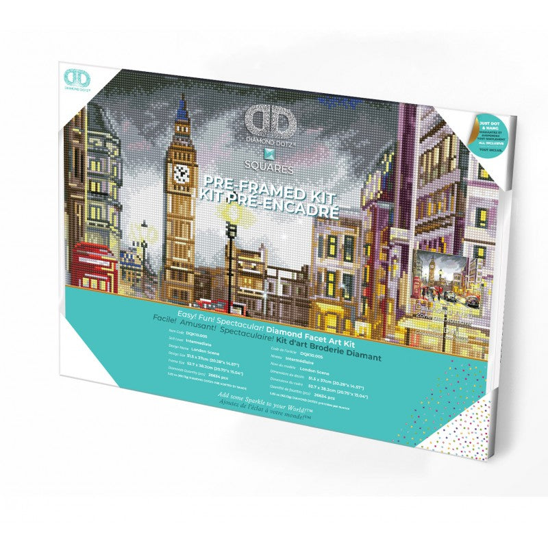 Diamond Dotz London Pre-framed