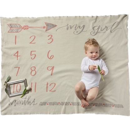 “My Girl” Milestone Blanket