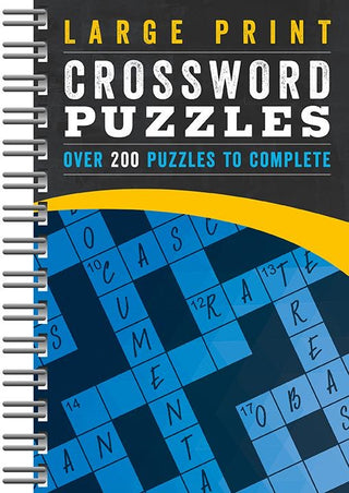 Large Print Crossword puzzle book