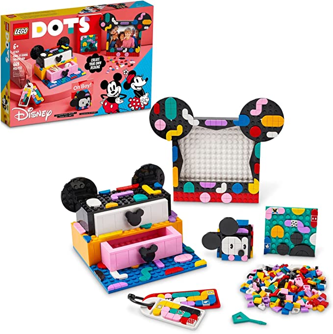 LEGO DOTS Disney Mickey Mouse & Minnie Mouse Back-to-School Project Box 41964
