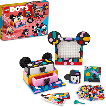 LEGO DOTS Disney Mickey Mouse & Minnie Mouse Back-to-School Project Box 41964