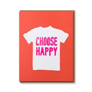Choose Happy Card