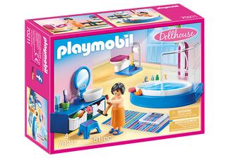 Playmobil Dollhouse 70211 Bathroom with Tub