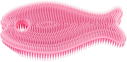 Silicone Bath Scrub Fish