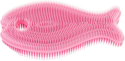 Silicone Bath Scrub Fish