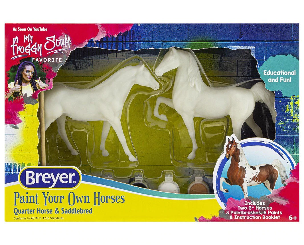 Breyer Paint Your Own Horses: Quarter Horse and Saddlebred