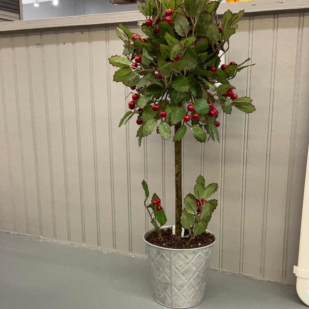 CWI 18" Potted Holly