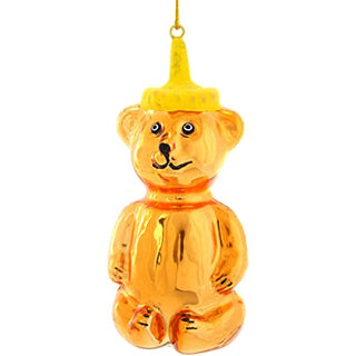 Honey Bear Glass Ornament