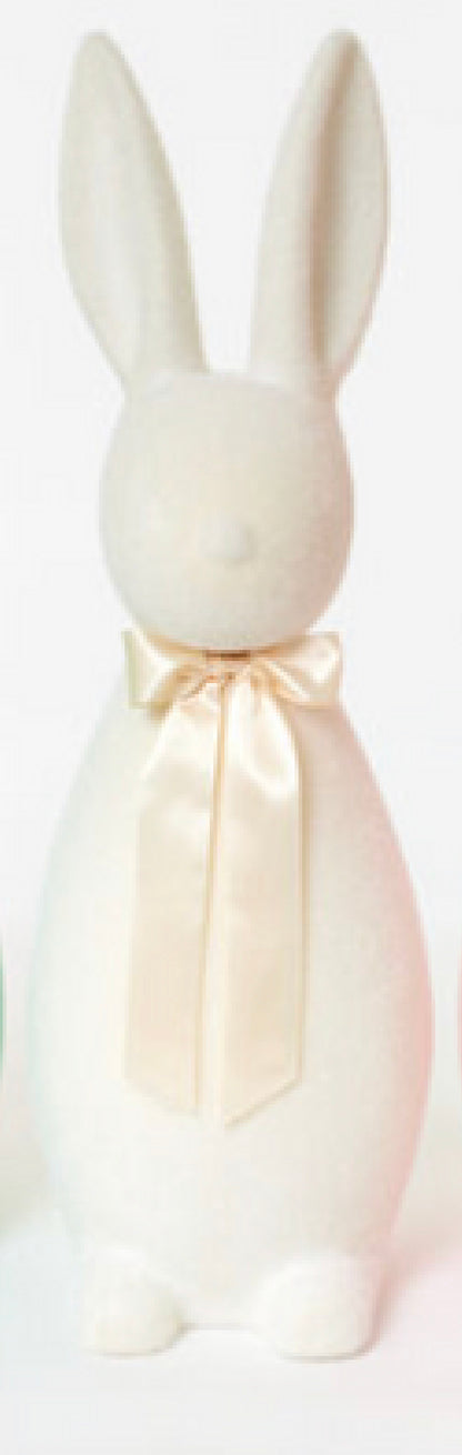 XL Flocked Pastel Button Nose Bunny -27 Inch