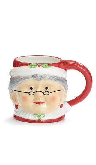 Porcelain Mrs. Claus Mug