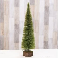 Mossy Bottle Brush Pine 16”