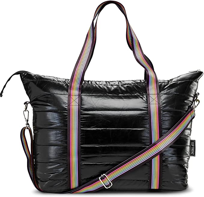 Metallic Weekend Tote