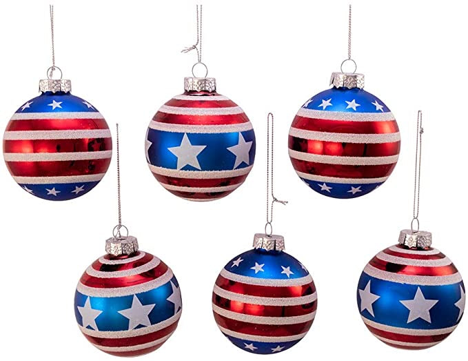 Kurt Adler Stars & Stripes Ornament
