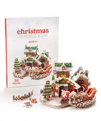 Christmas 3D Puzzle Scene - Santa