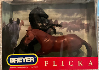 Pre-Owned #750013 Flicka and Yankee Classics Breyer Model Horse Set