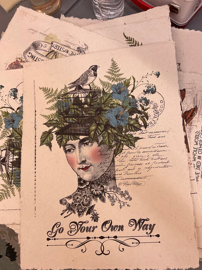 Handmade Paper 12 x 16 Print