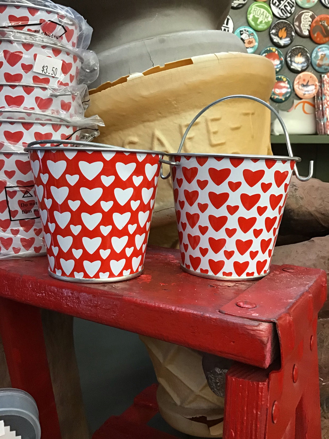 Assorted Valentine Tin Pail