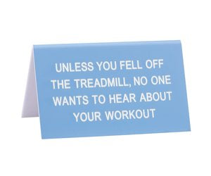 Treadmill Sign