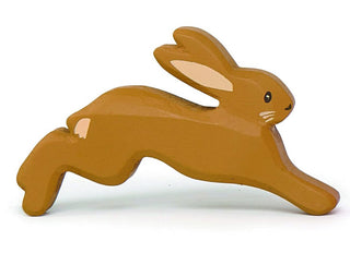Wooden Brown Rabbit Toy