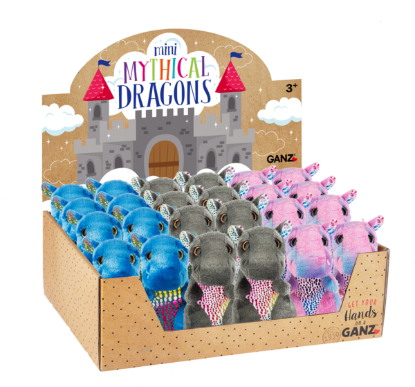 6" Plush Mythical Dragon | Assorted