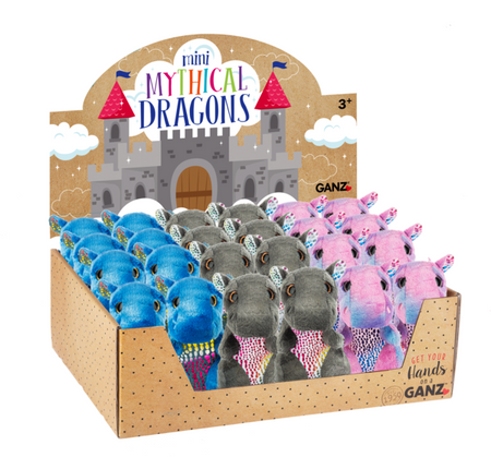 6" Plush Mythical Dragon | Assorted