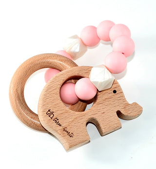 Silicone and Wood -Teether