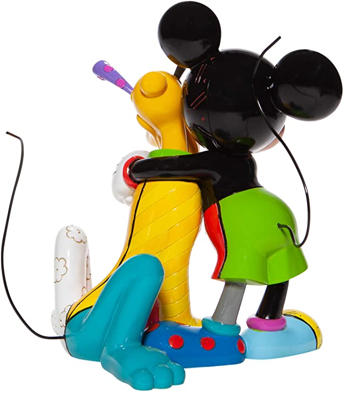 Britto Mickey Mouse with Pluto figure