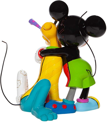 Britto Mickey Mouse with Pluto figure