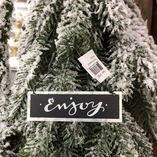 Enjoy- Tin Sign