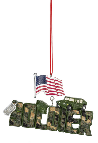Military Ornaments: Airman, Sailor, and Soldier