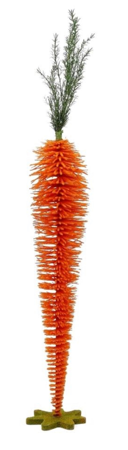 Flocked Bottle Brush Carrot