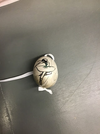 Ballet Egg Ornament