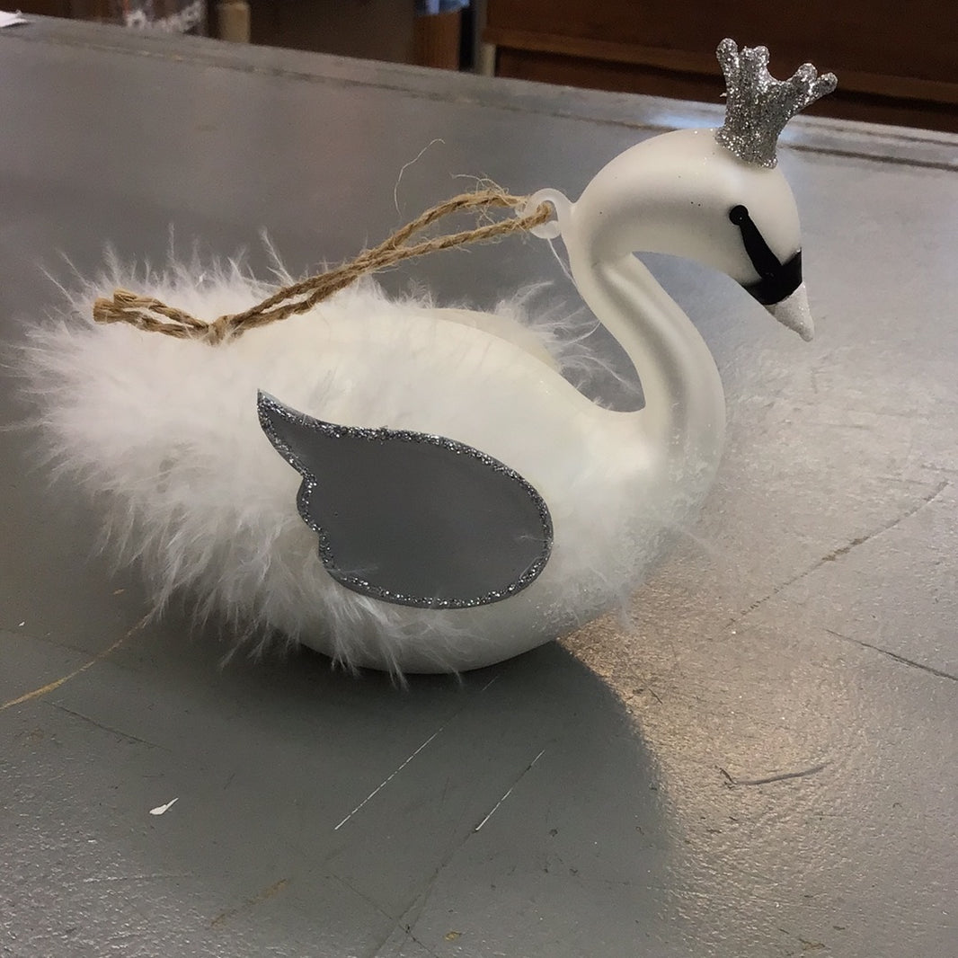 Cody Foster Crowned Swan Ornament