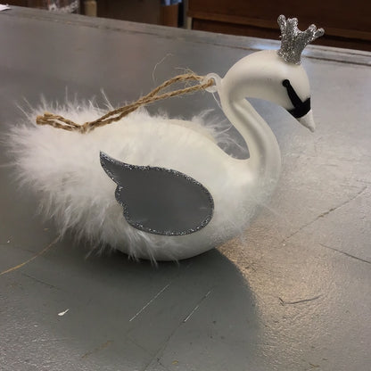 Cody Foster Crowned Swan Ornament